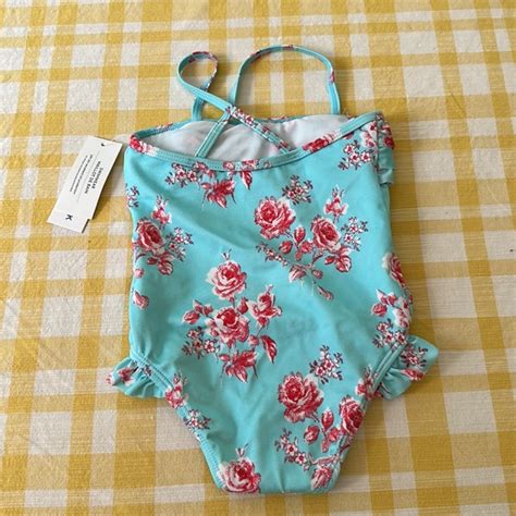 Janie And Jack Swim Nwt Janie Jack Floral One Piece Poshmark