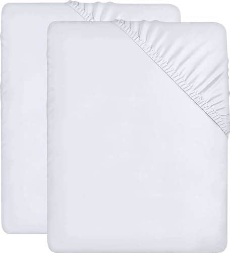 Utopia Bedding Fitted Sheet Double 2 Pack Beige Deep Pocket 14