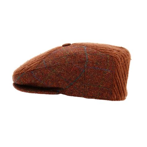 Verona Flat Cap Verona Wool Grey Orange Traclet Reference