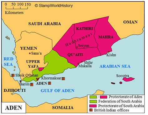 Paleophilatelie Eu Paleontology Stamps Of Qu Aiti State In Hadhramaut