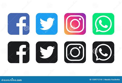 Facebook Twitter Instagram Png
