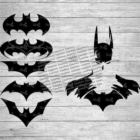 Batman Bundle Svgeps And Png Files Digital Download Files For Cricut