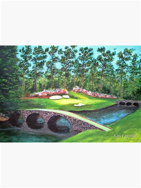 "12th Hole At Augusta National Golden Bell" Canvas Print for Sale by ...