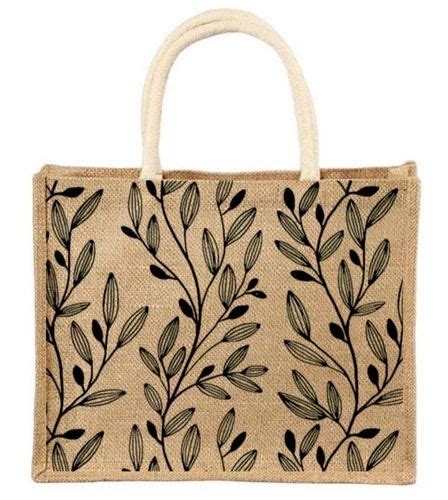 Printed Jute Bag Size 12 X 10 X Inches 4 Side At Rs 55 Piece In