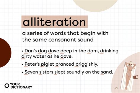 Alliteration: Meaning And Example Sentences YourDictionary, 54% OFF