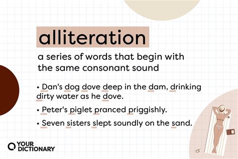 Alliteration: Meaning And Example Sentences YourDictionary, 54% OFF