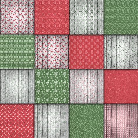 Rustic Christmas Digital Paper Graphic By Oldmarketdesigns Creative