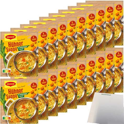 Maggi Guten Appetit H Hner Suppe Mit Nudeln Er Pack X G T Te Er