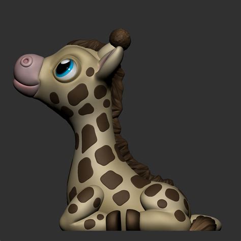 Stl File Cute Giraffe No Supports 🦒 3mf ・3d Printer Model To Download・cults