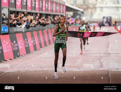 London UK 23rd Apr 2023 Sifan Hassan Of The Netherlands Win S The