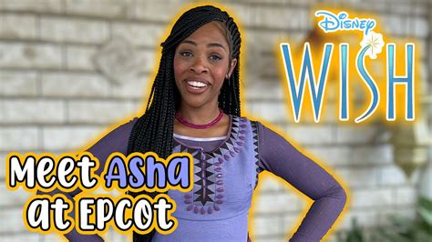 Asha From Wish Meet And Greet Debuts At EPCOT YouTube