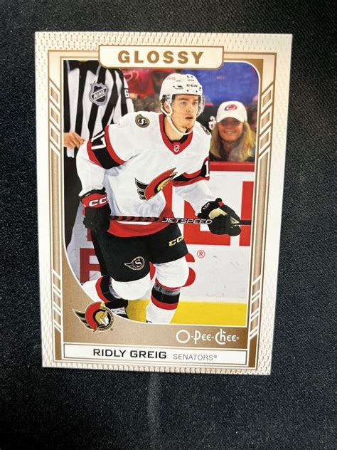 23 24 UD Series 1 Hockey O Pee Chee Glossy Rookies R 4 Ridly Greig EBay