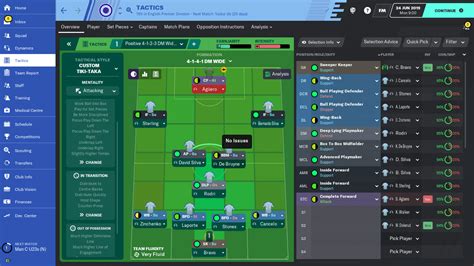 Pep Guardiola Man City Ultimate High Scoring Fm20 Tactic Fm Scout