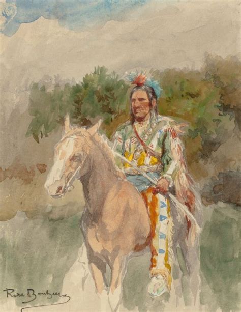 Indian on Horseback (circa 1889)