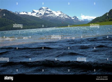 Au Lac De Silvaplana Banque De Photographies Et Dimages Haute