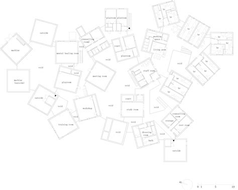 Children’s Center for Psychiatric Rehabilitation / Sou Fujimoto 1471948114_second-floor-plan ...