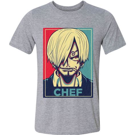 Camiseta Camisa One Piece Sanji Luffy Zoro Chef Anime Mang Nerd Otaku