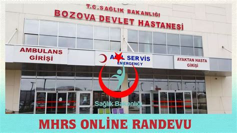 Bozova Mehmet Enver Y Ld R M Devlet Hastanesi Randevu Cretsiz Randevu