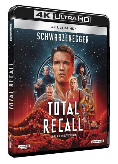 Total Recall Blu Ray 4K Ultra HD Paul Verhoeven Blu Ray 4K Achat