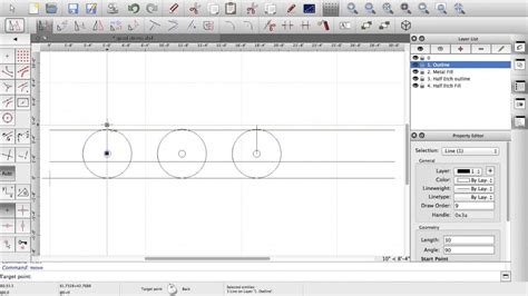 Qcad Part Outlines Youtube