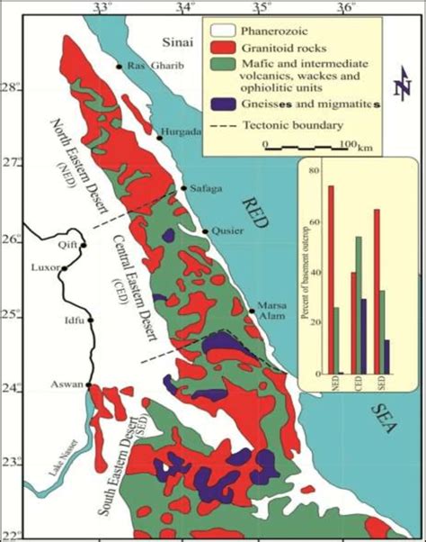 Simplified Geologic Map Of The Neoproterozoic Basement Exposed In