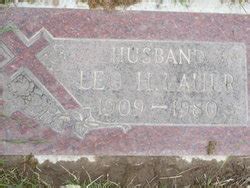 Leo Henry Lauer M Morial Find A Grave