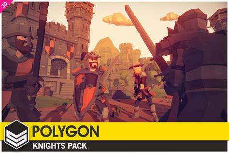 Polygon Knights Low Poly D Art By Synty D Fantasy Unity Asset Store