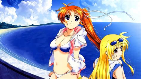 Wallpaper Illustration Blonde Looking Away Long Hair Anime Girls