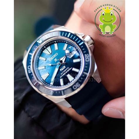 Jual Seiko Prospex Srpj K King Samurai Padi Great Blue Dial Blue