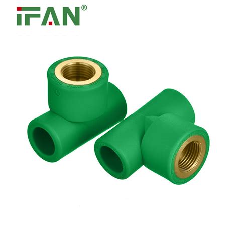 Ifanplus PPR Pipe Fittings Thread Female Male Tee Plastic Pipe Fittings