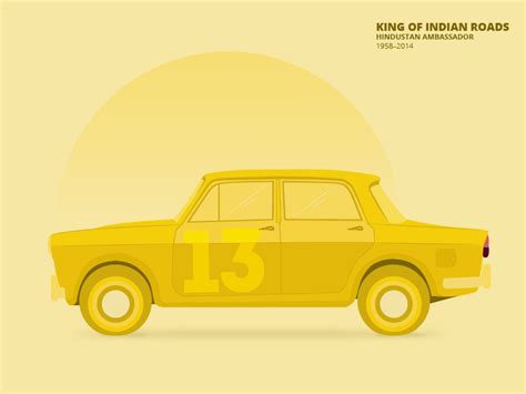 Ambassador Car Illustration by Nikhil on Dribbble