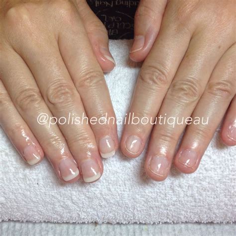 Natural Looking Nail Extensions With Bio Sculpture Gel Bio Sculpture Gel Nails Natural