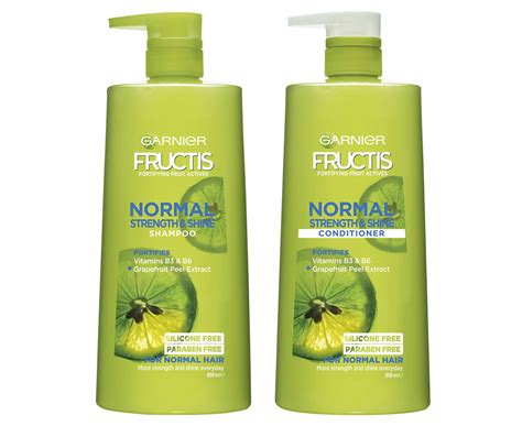 Garnier Fructis Normal Strength Shine Shampoo Conditioner 850mL