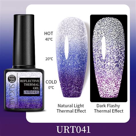 Ur Sugar Reflective Glitter Thermal Gel Polish Uv Led Nail Color