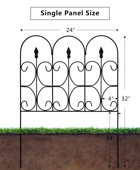 Buy Amagabeli Decorative Garden Fence Best Metal Fence Online