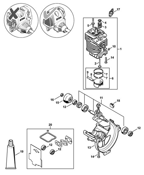 Stihl Ht Pole Pruner Cylinder Engine Pan Lawn