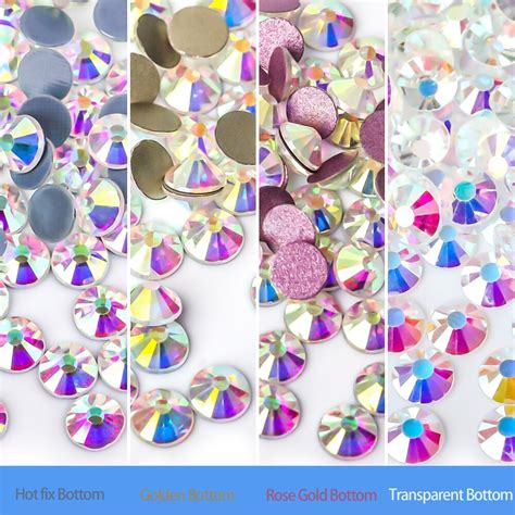 Ss3 Ss50 1 3mm 9 5mm Aaa Rhinestone Crystal Ab Clear Non Hotfix