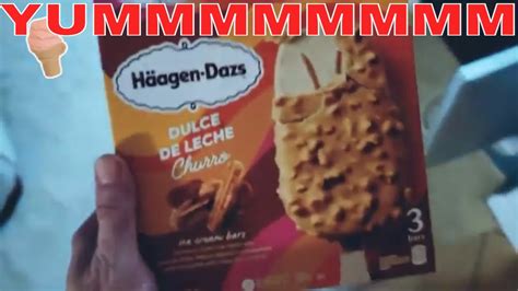 Delicious Ice Cream Bar Hagen Daz Dulce De Leche Classic Review Youtube