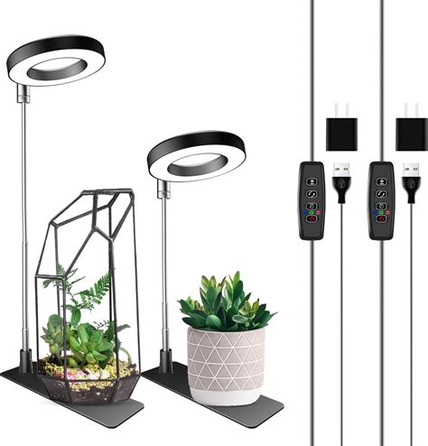 Wiaxulay Luces De Cultivo Para Plantas De Interior Luces Led De