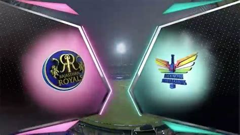 Rajasthan Royals Vs Lucknow Super Giants Supersport