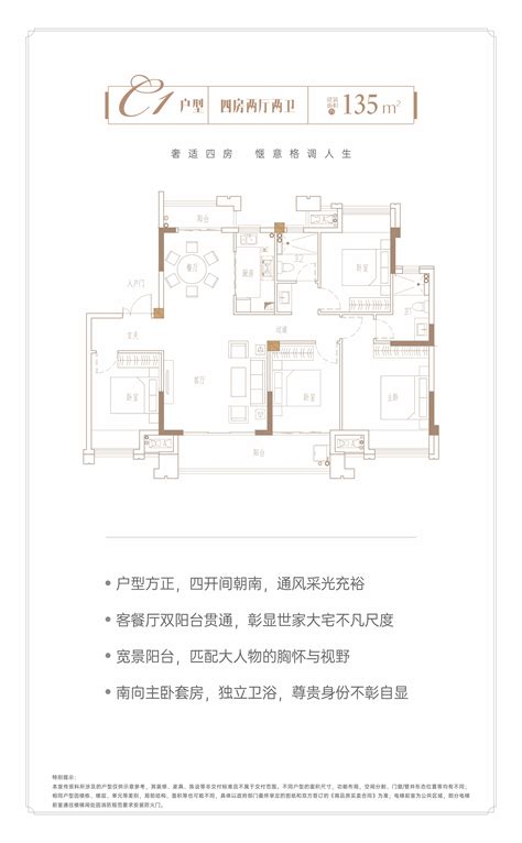 南康嘉福尚江尊品c1户型户型图赣州南康嘉福尚江尊品4室2厅2卫、1350平方米户型图 吉屋网