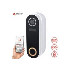 ALPINA Smart Doorbell Pametni Video Zvonec WiFi Full HD Aplikacija