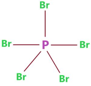 PBr5 lewis structure, molecular geometry, polar or nonpolar, hybridization