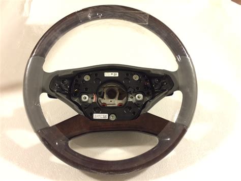 NEW Genuine Mercedes Benz W221 S Class Wood Leather Steering Wheel