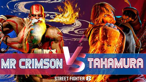 SF6 Mister Crimson Dhalsim VS Takamura Ken Street Fighter 6 YouTube