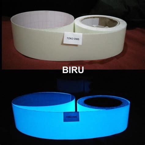 Jual SOLASI STICKER TAPE GLOW IN THE DARK NYALA DALAM GELAP LEBAR 5