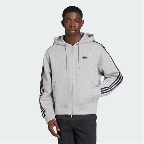 Men's Clothing - adidas Adicolor Spacer Oversized Hoodie - Grey