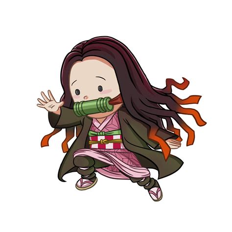 Anime Nezuko Chibi Wallpapers Wallpaper Cave