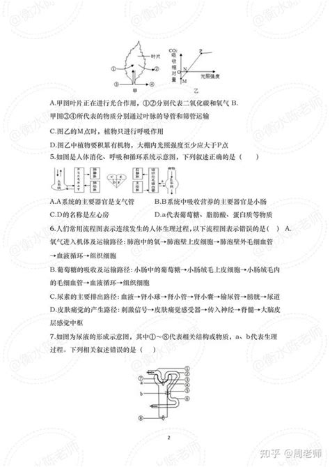 2023初中会考地理、生物结业考试真题卷 押题18年 考前做完 稳考a等级 知乎