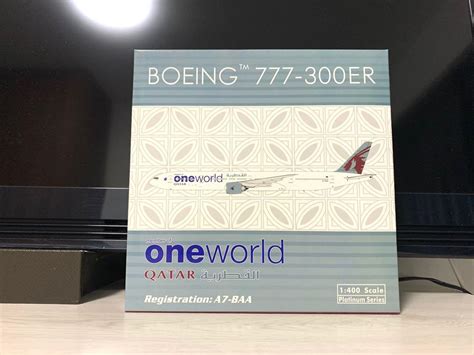 Phoenix Models Qatar Airways Boeing B777 300ER One World Livery A7